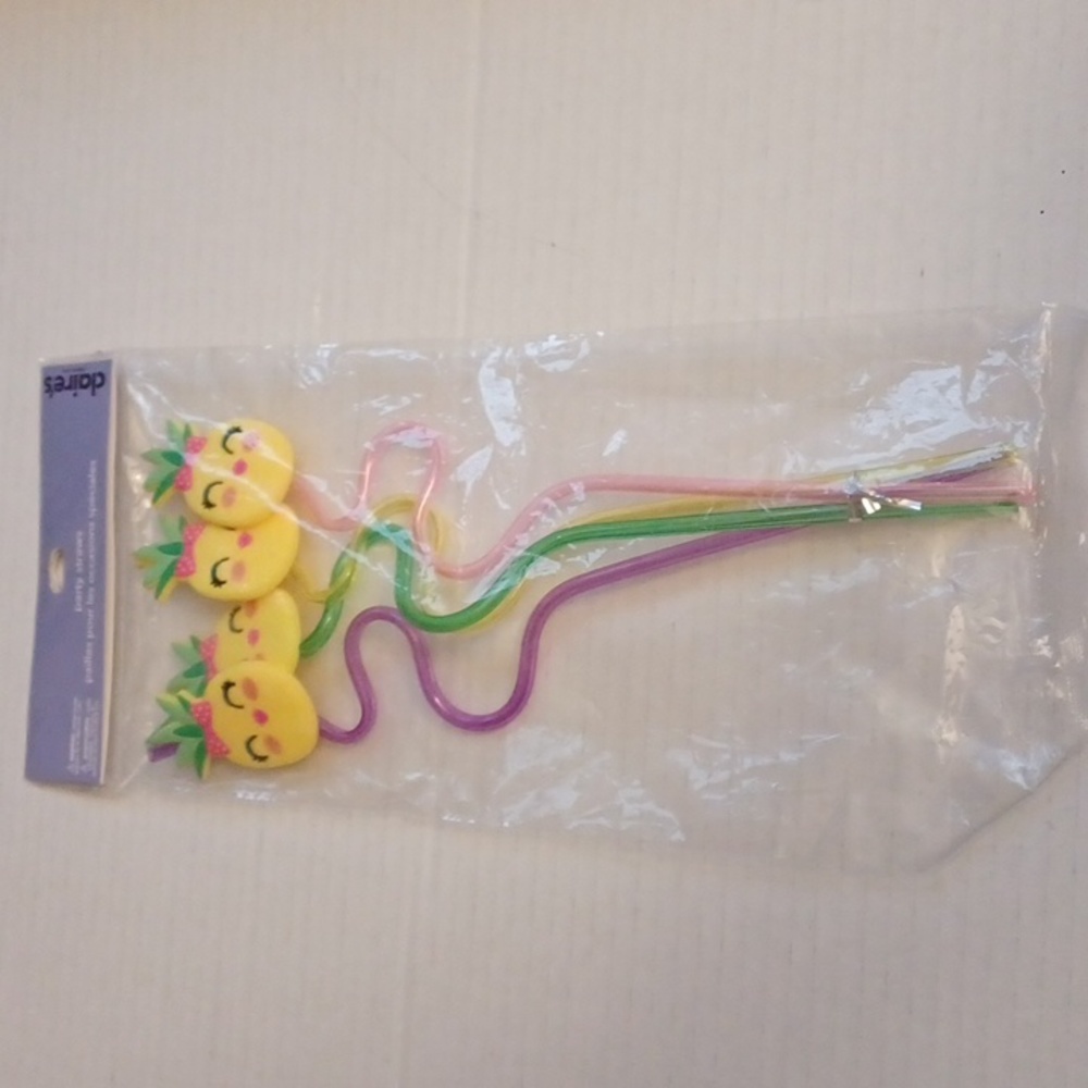 $4 Add-on New Pinapple Party Straws